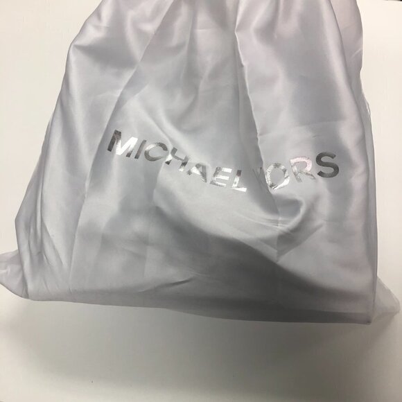 Michael Kors Black Logo Monogram Large Hamilton Satchel Bag Handbag Purse - Picture 8 of 8